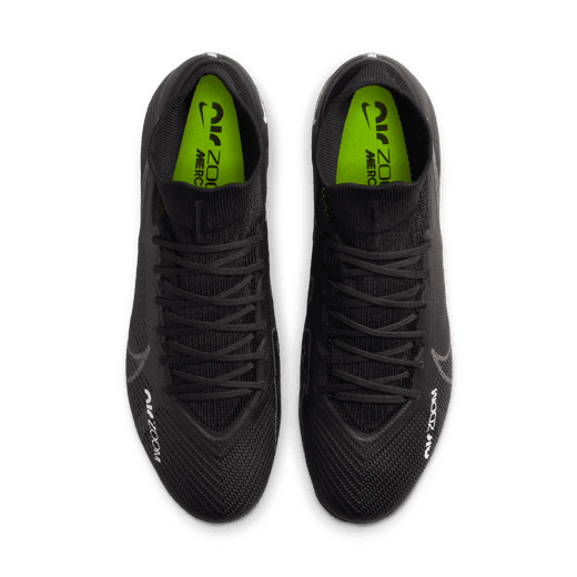 Nike Zoom Mercurial Superfly 9 Pro FG - Black/Smoke Grey/Summit White/Volt Men's Footwear Closeout   - Third Coast Soccer