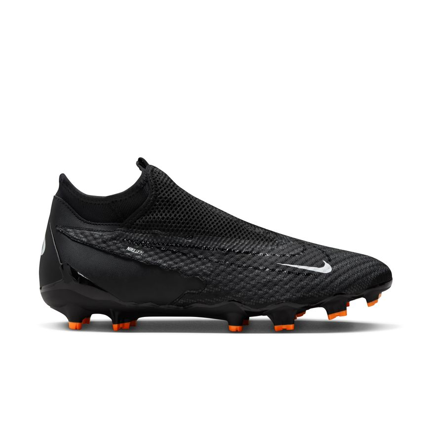 Nike Phantom GX Academy Dynamic Fit FG - Black/White/Smoke Grey Mens Footwear   - Third Coast Soccer