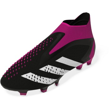 adidas Predator Accuracy+ FG - Black/White/Shock Pink Men's Footwear Closeout Core Black/Fthr White/Team Shock Pink Mens 6.5 - Third Coast Soccer