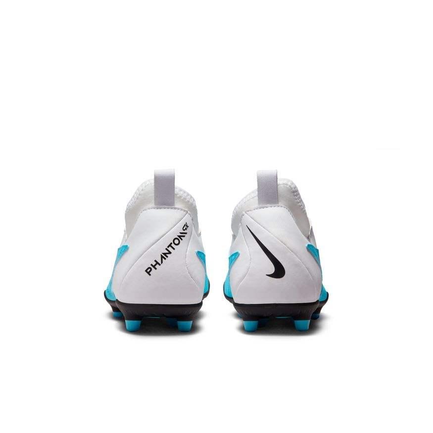 Nike Junior Phantom GX Club Dynamic Fit FG - Baltic Blue/Pink Blast/White Youth Footwear Closeout   - Third Coast Soccer