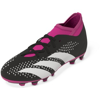 adidas Predator Accuracy.4 S FG Jr - Black/White/Shock Pink Youth Footwear Black/White/Shock Pink Youth 1 - Third Coast Soccer