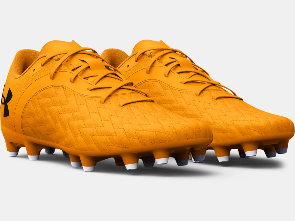 Under Armour Magnetico Select 2.0 FG - Orange Men's Footwear Closeout Orange/Yellow/Black Mens 6.5 - Third Coast Soccer