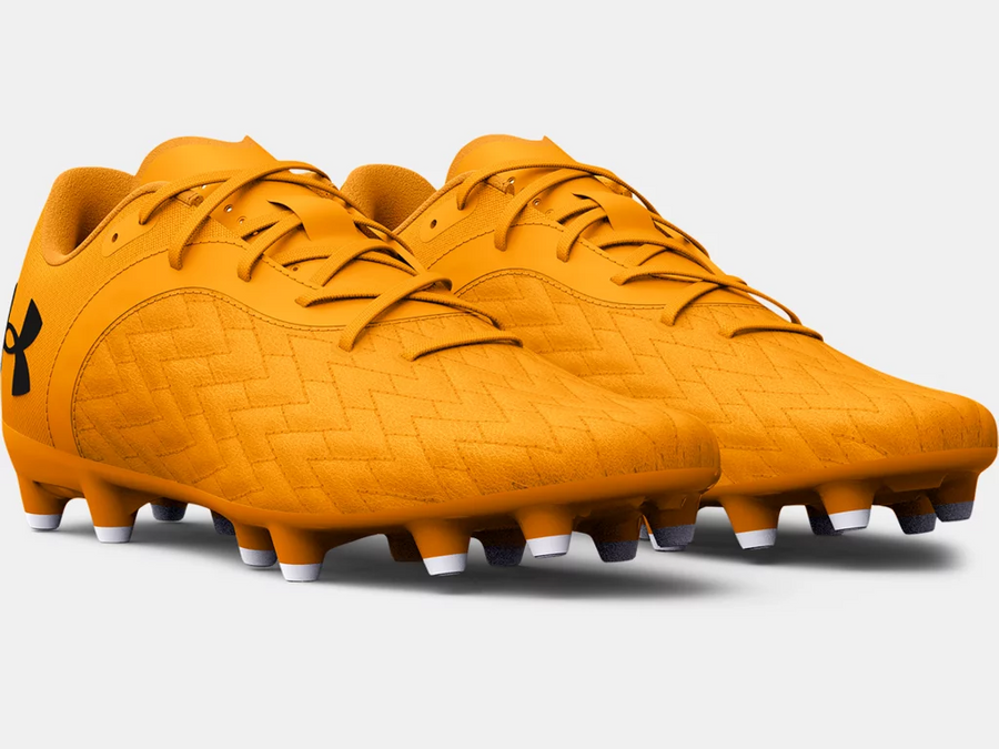Under Armour Magnetico Select 2.0 FG - Orange Men's Footwear Closeout Orange/Yellow/Black Mens 6.5 - Third Coast Soccer