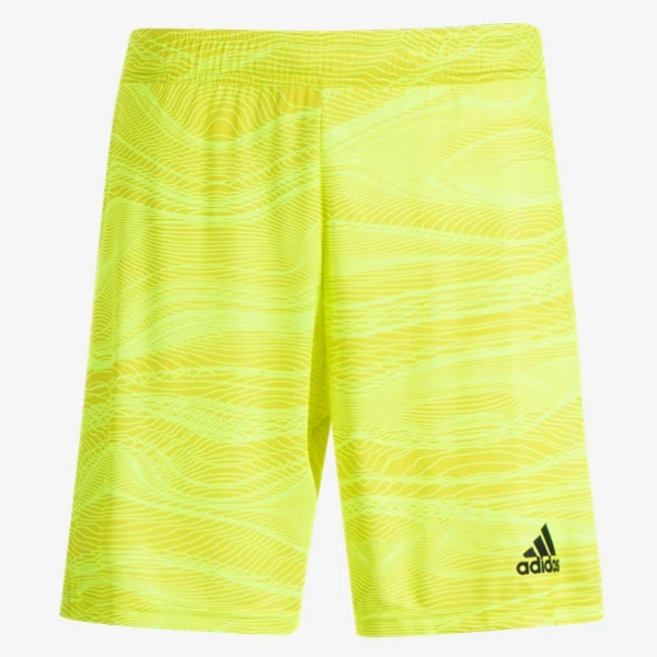 adidas Men's Condivo 21 Goalkeeper Short - Acid Yellow/Black Goalkeeper Acid Yellow/Black Mens Small - Third Coast Soccer