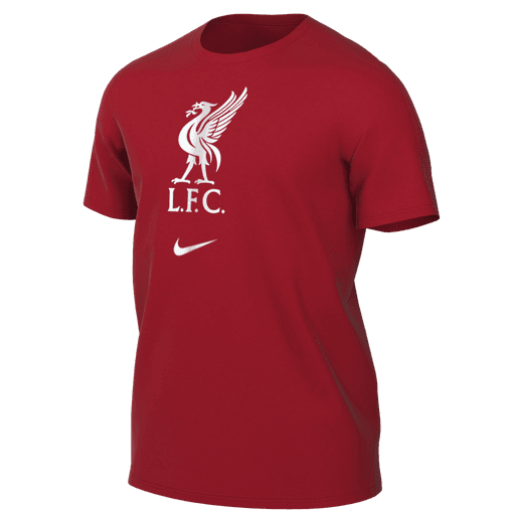 Nike Liverpool FC Crest Tee - Gym Red Club Replica Gym Red Mens Small - Third Coast Soccer