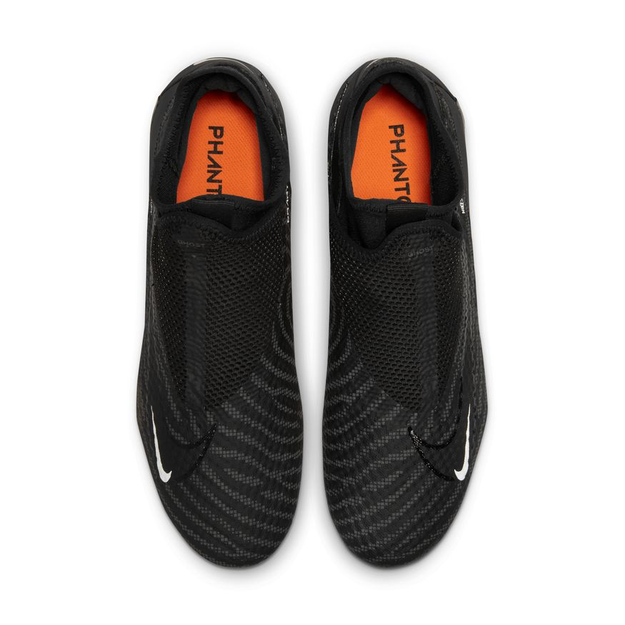 Nike Phantom GX Academy Dynamic Fit FG - Black/White/Smoke Grey Men's Footwear Closeout   - Third Coast Soccer