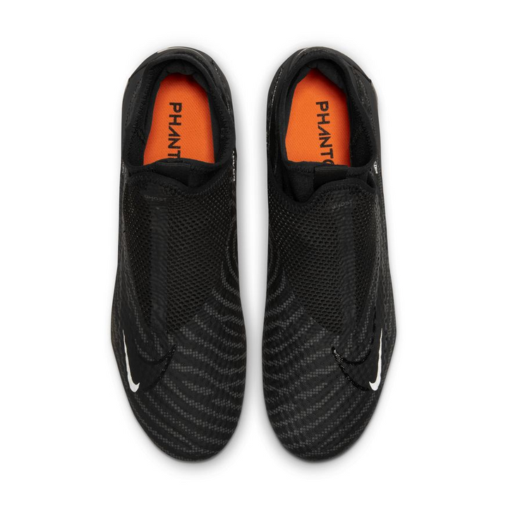 Nike Phantom GX Academy Dynamic Fit FG - Black/White/Smoke Grey Mens Footwear   - Third Coast Soccer
