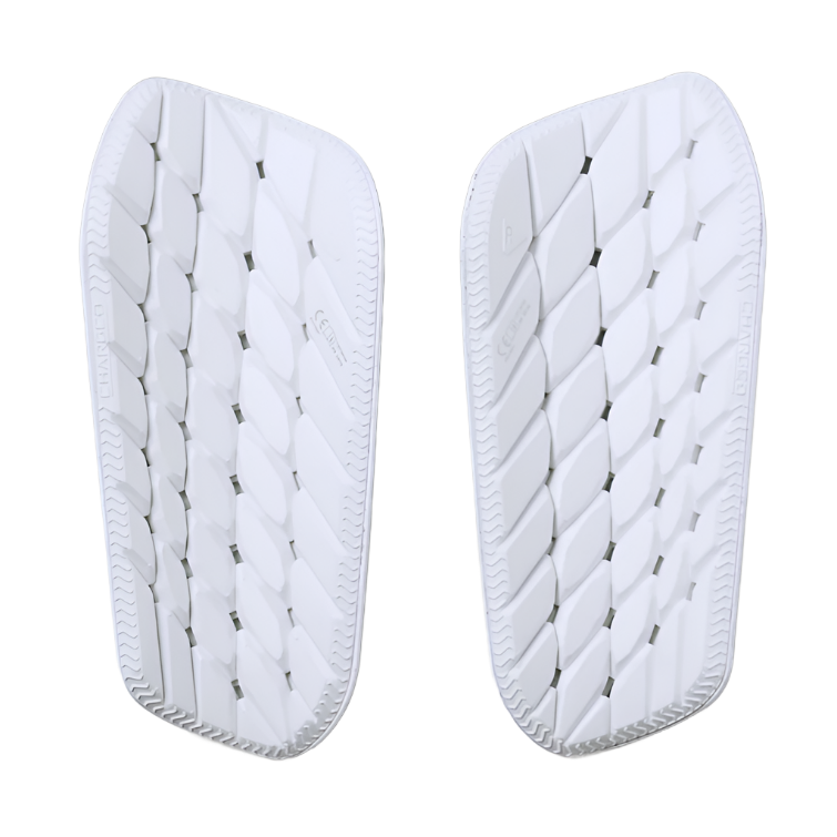 Under Armour Flex Pro Shinguard - White/Grey Adult Shinguards White/Grey Medium - Third Coast Soccer