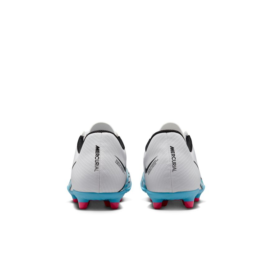 Nike Junior Mercurial Vapor 15 Club FG - White/Baltic Blue/Pink Blast Youth Footwear Closeout   - Third Coast Soccer