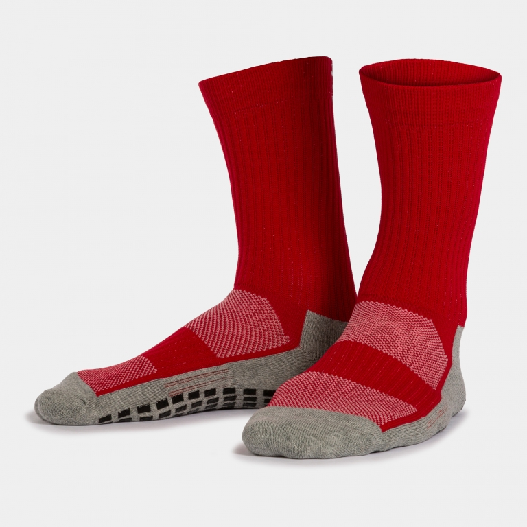 Joma Anti-Slip Grip Socks - Red Socks Red Small - Third Coast Soccer