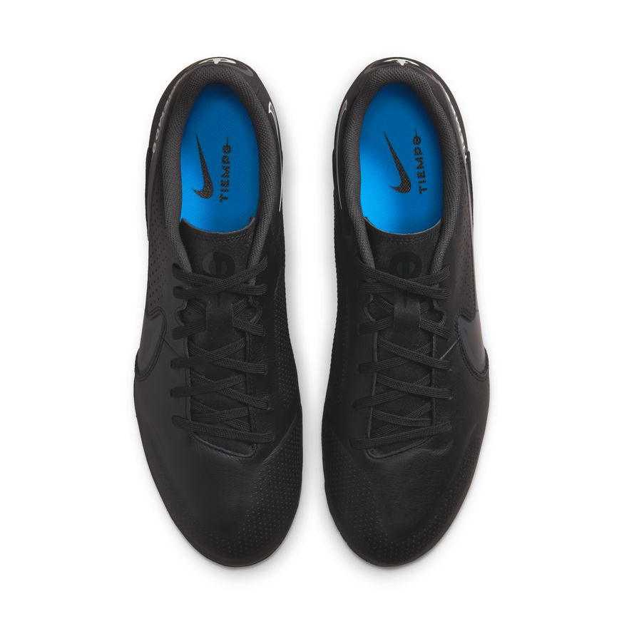 Nike Tiempo Legend 9 Academy FG - Black/Dark Grey/White Men's Footwear Closeout   - Third Coast Soccer