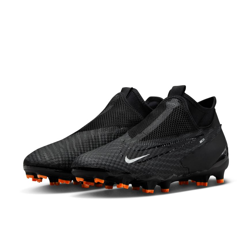 Nike Phantom GX Academy Dynamic Fit FG - Black/White/Smoke Grey Men's Footwear Closeout Mens 8.5 Black/White/Dark Smoke Grey - Third Coast Soccer