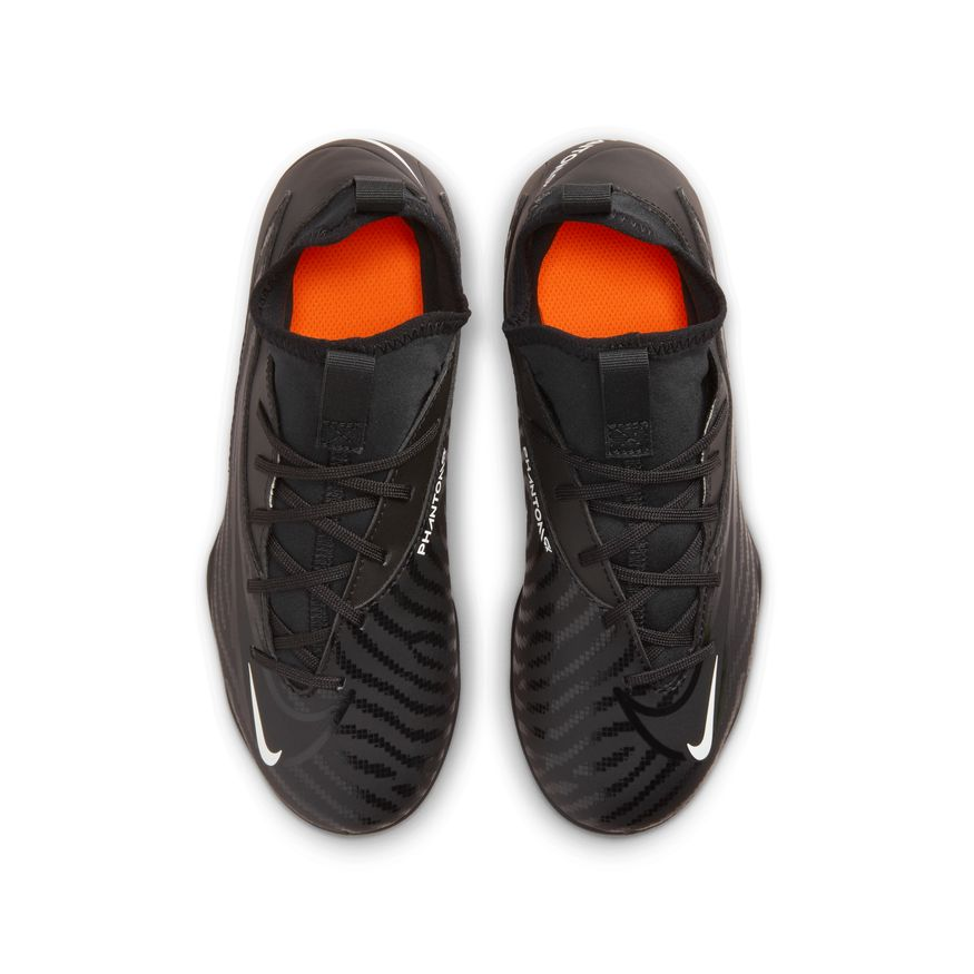 Nike Junior Phantom GX Club Dynamic Fit FG - Black/White/Dark Grey Youth Footwear Closeout Black/White/Dark Smoke Grey Youth 3.5 - Third Coast Soccer