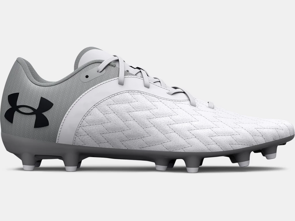 Under Armour Magnetico Select 2.0 FG - White Men's Footwear Closeout White/Metallic Silver Mens 7 - Third Coast Soccer