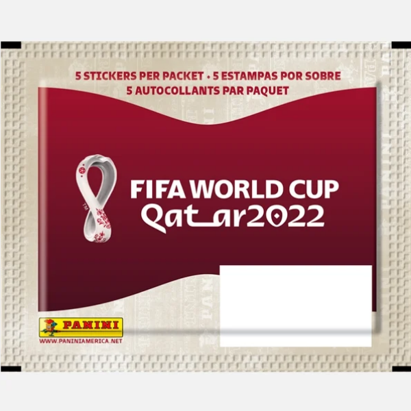 FIFA World Cup Qatar 2022 Stickers Player Accessories 5-Pack  - Third Coast Soccer