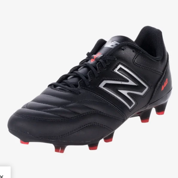 NB 442 V2 Team FG - Black/White Men's Footwear Closeout - Third Coast Soccer