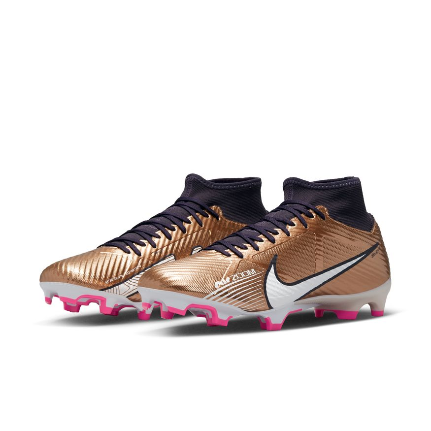 Nike Zoom Mercurial Superfly 9 Academy FG - Metallic Copper Men's Footwear Closeout Mens 6.5 Metallic Copper - Third Coast Soccer