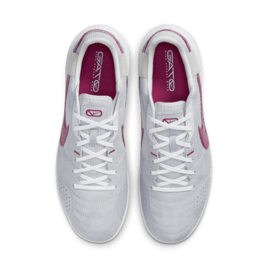 Nike Street Gato - Grey Fog/Rosewood Men's Footwear Closeout   - Third Coast Soccer
