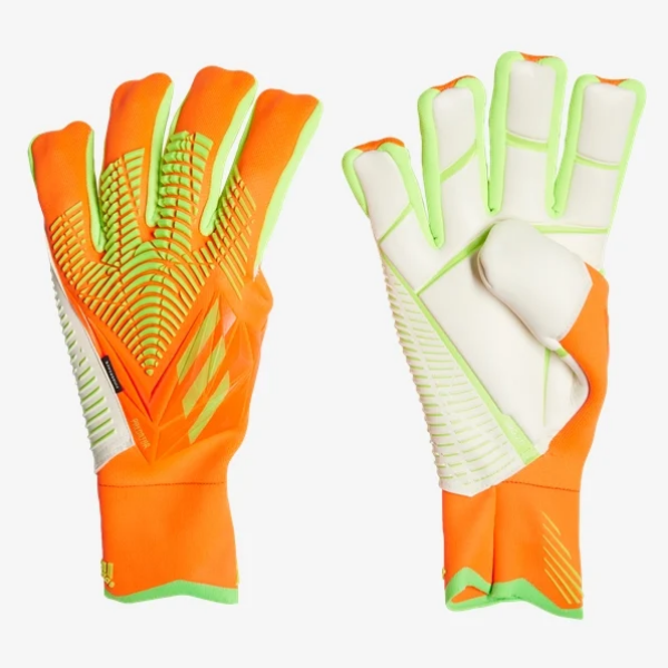 adidas Predator Pro Fingersave Goalkeeper Glove Solar Red Solar Gree Third Coast Soccer