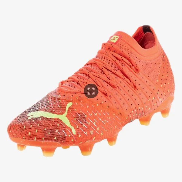 Puma Future Z 1.4 FG AG Soccer Cleats Fiery Coral Black Salmon 11.5