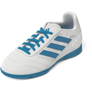 adidas Kids Super Sala 2 Soccer (Little Kid/Big Kid) Kid's Shoes White/Solar Red/Team Royal Blue : 12.5 Little Kid M