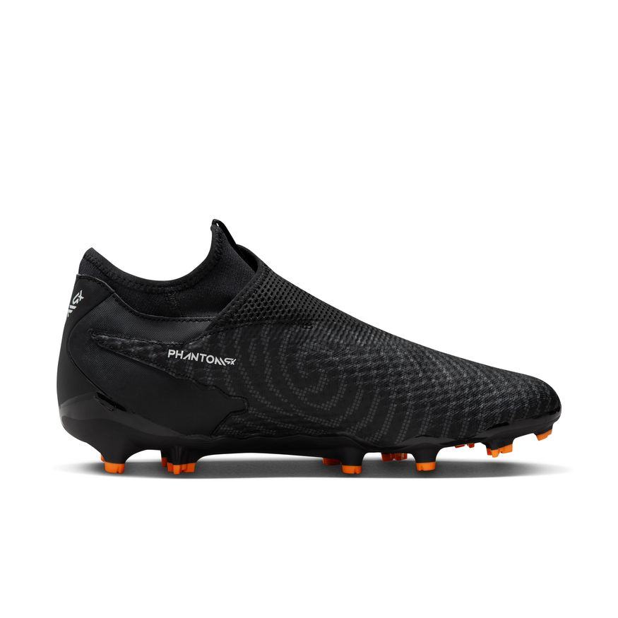 Nike Phantom GX Academy Dynamic Fit FG - Black/White/Smoke Grey Men's Footwear Closeout   - Third Coast Soccer