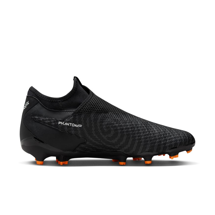 Nike Phantom GX Academy Dynamic Fit FG - Black/White/Smoke Grey Mens Footwear   - Third Coast Soccer