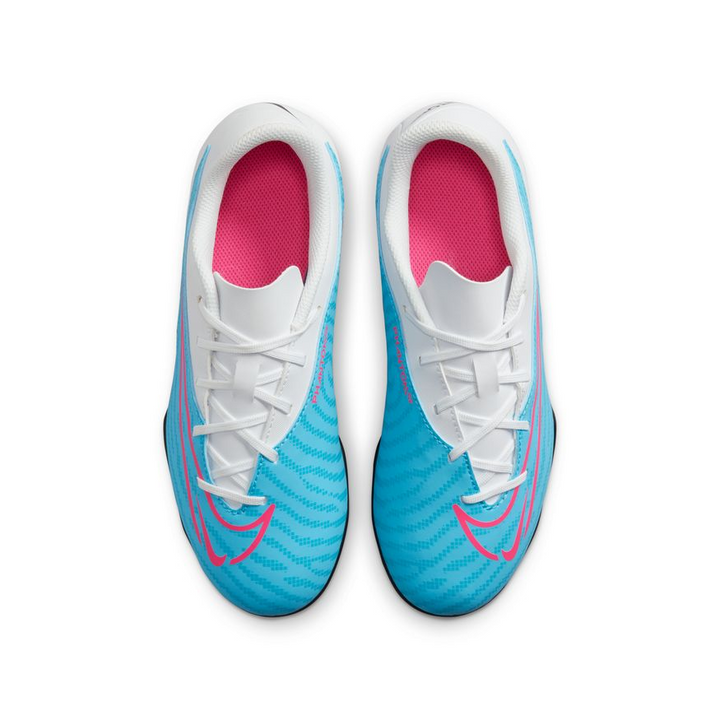 Nike Junior Phantom GX Club FG - Baltic Blue/Pink Blast/White Youth Footwear Closeout Baltic Blue/Pink Blast/White Youth 3.5 - Third Coast Soccer