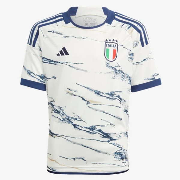 adidas Youth Italy Away Jersey 2023 International Replica   - Third Coast Soccer