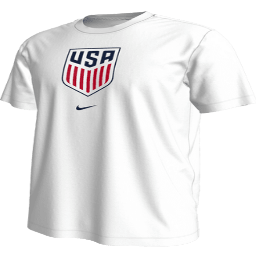 Nike USA Crest Tee - White International Replica - Third Coast Soccer