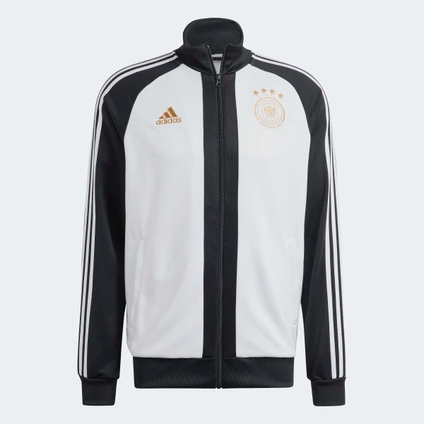 adidas Germany DNA Track Top International Replica Black/White Mens Small - Third Coast Soccer