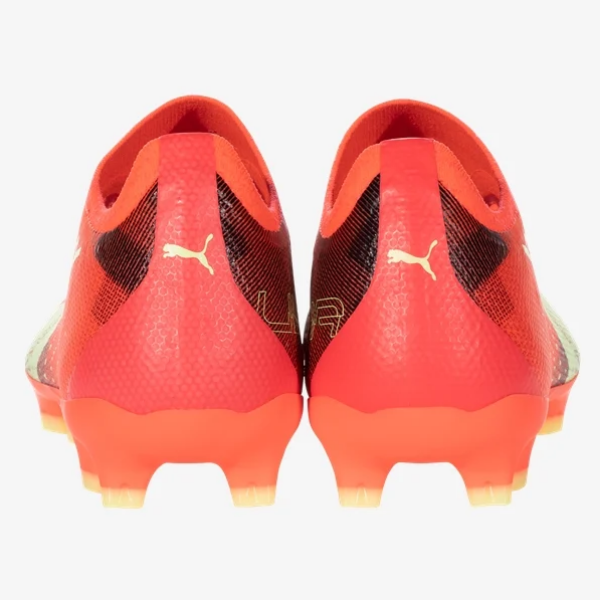 Puma Ultra Match FG - Fiery Coral/Fizzy Light/Puma Black Men's Footwear Closeout Mens 7.5 Orange - Third Coast Soccer