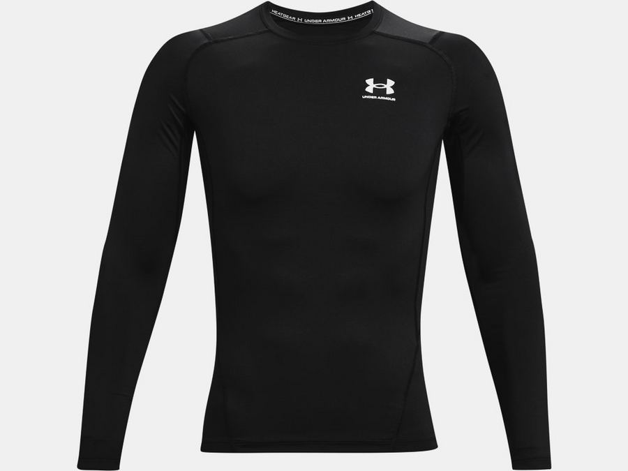 UA Heatgear Compression Long Sleeve - Black Training Wear   - Third Coast Soccer