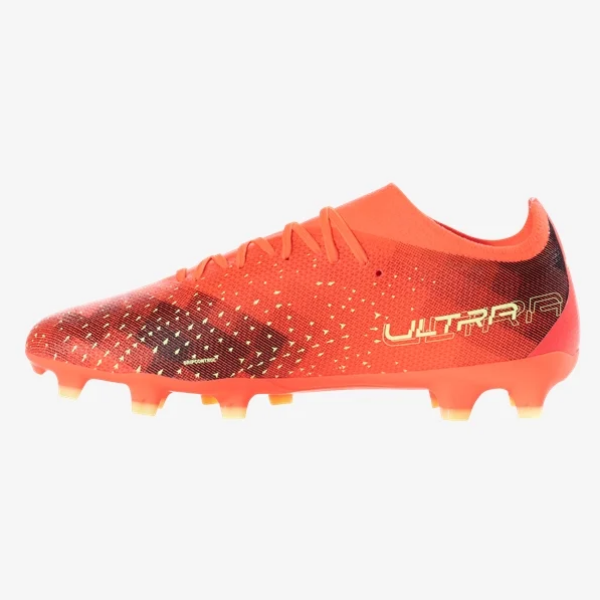 Puma Ultra Match FG - Fiery Coral/Fizzy Light/Puma Black Men's Footwear Closeout Mens 8 Orange - Third Coast Soccer