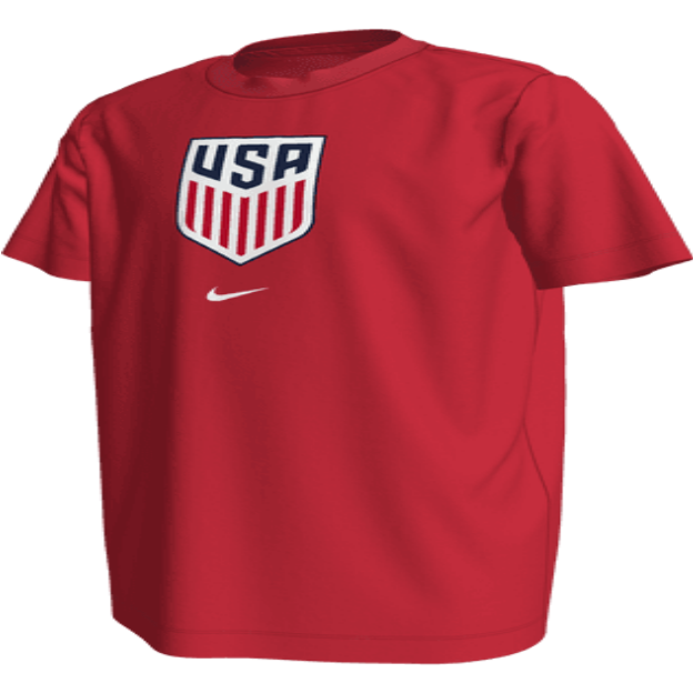 Nike Youth USA Crest WC22 Tee - Red International Replica Speed Red Youth XSmall - Third Coast Soccer