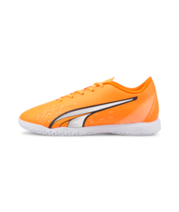 Puma Ultra Play It Jr - Ultra Orange/White Youth Footwear Youth 1.5 Ultra Orange/Puma White/Blue G - Third Coast Soccer
