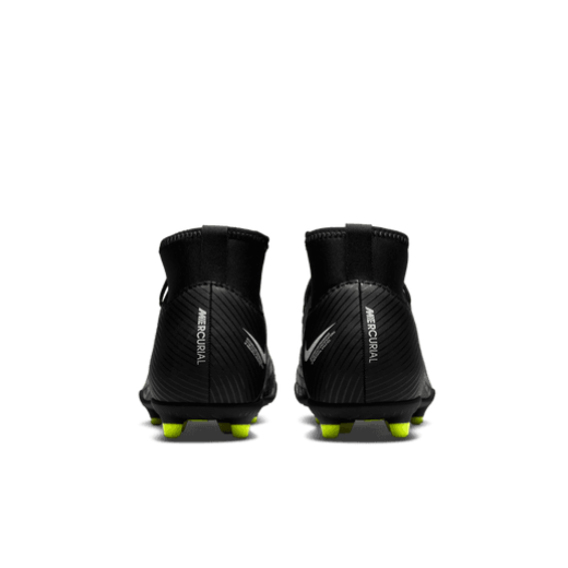 Nike Junior Mercurial Superfly 9 Club FG - Black/Dark Smoke Grey/Volt Youth Footwear Closeout Youth 3 Black/Dark Smoke Grey/White - Third Coast Soccer