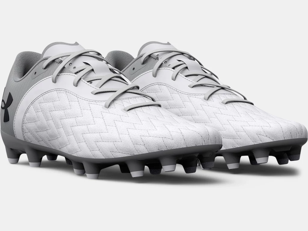Under Armour Magnetico Select 2.0 FG - White Men's Footwear Closeout White/Metallic Silver Mens 6.5 - Third Coast Soccer