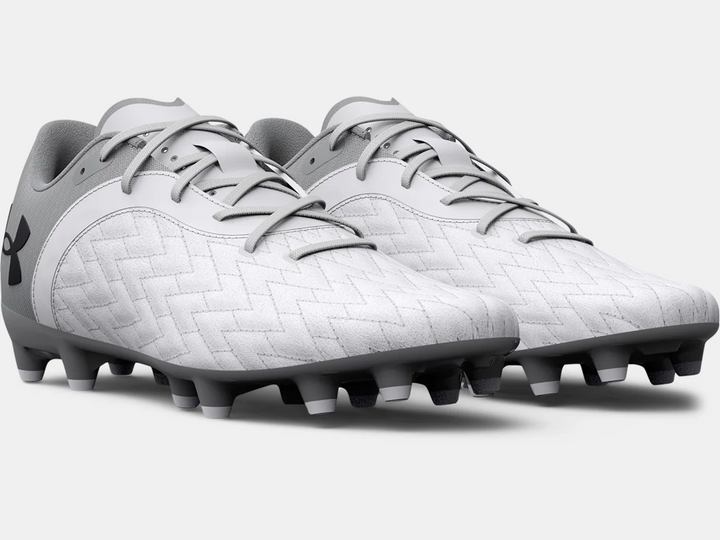 Under Armour Magnetico Select 2.0 FG - White Men's Footwear Closeout White/Metallic Silver Mens 6.5 - Third Coast Soccer