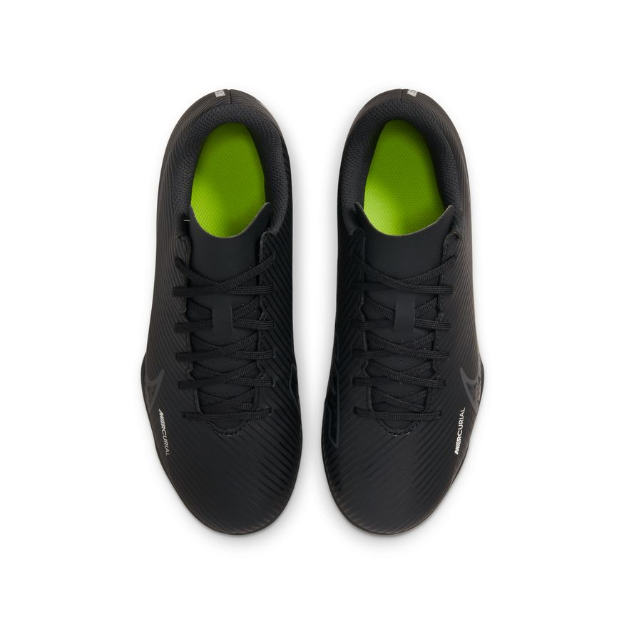 Nike Jr Mercurial Vapor 15 Club FG - Black/Smoke Grey/White Youth Footwear Closeout - Third Coast Soccer