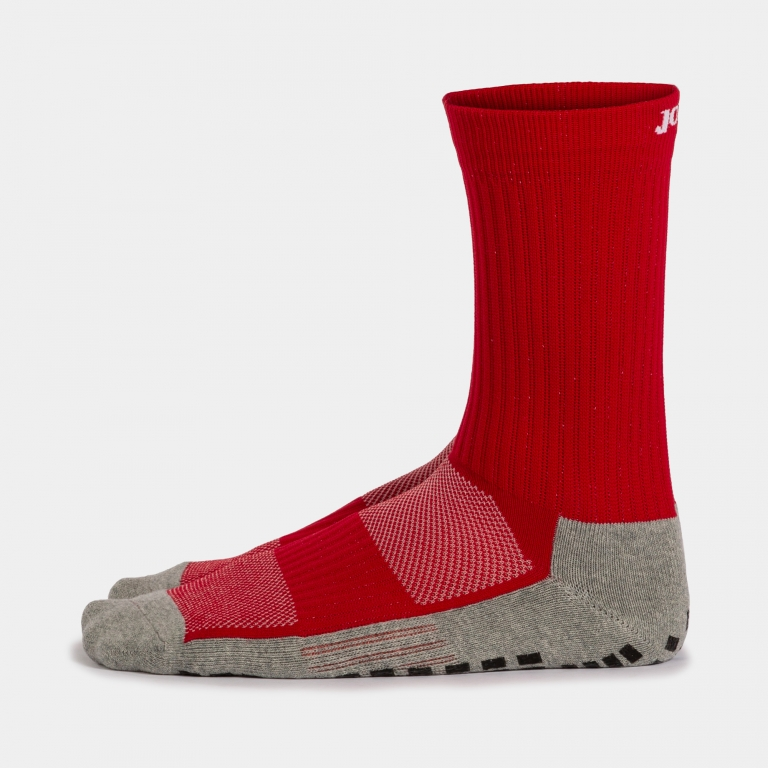 Joma Anti-Slip Grip Socks - Red Socks Red Large - Third Coast Soccer