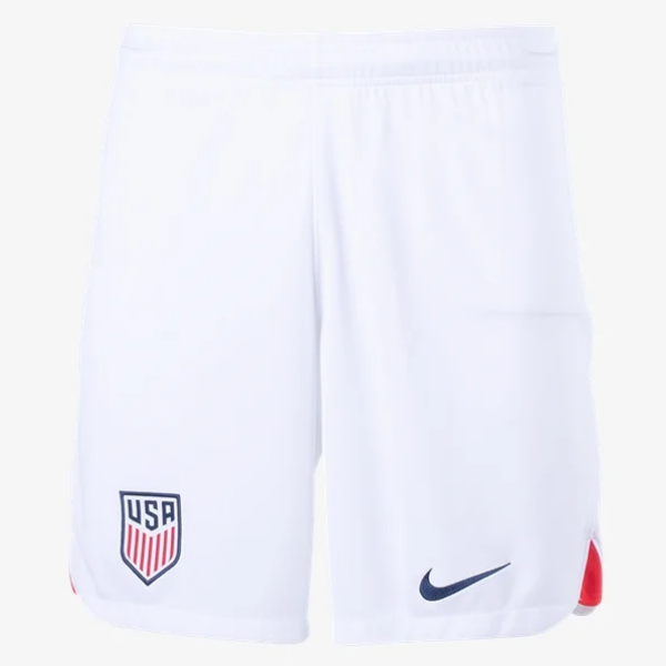 Nike Men's USA Home Stadium Shorts International Replica Closeout White/Speed Red/Loyal Blue Mens Small - Third Coast Soccer