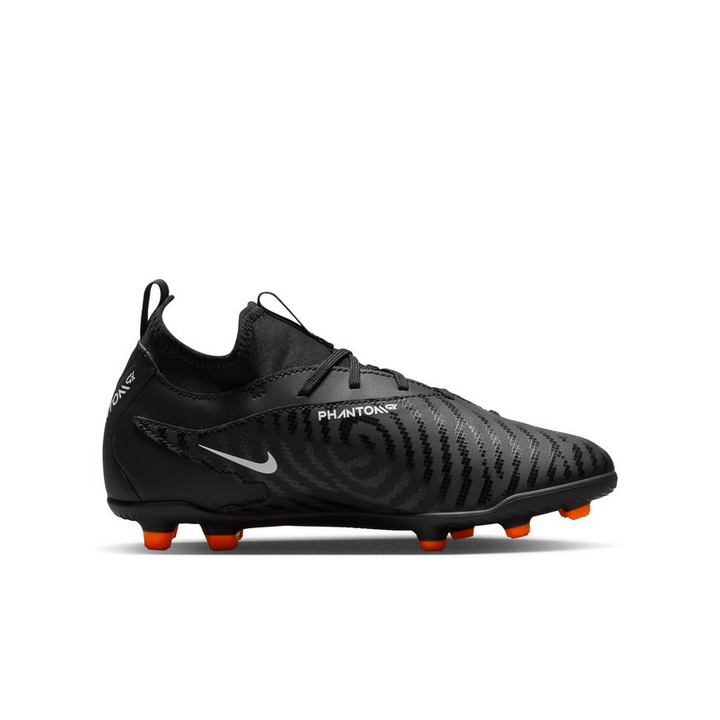 Nike Junior Phantom GX Club Dynamic Fit FG - Black/White/Dark Grey Youth Footwear Black/White/Dark Smoke Grey Youth 2 - Third Coast Soccer