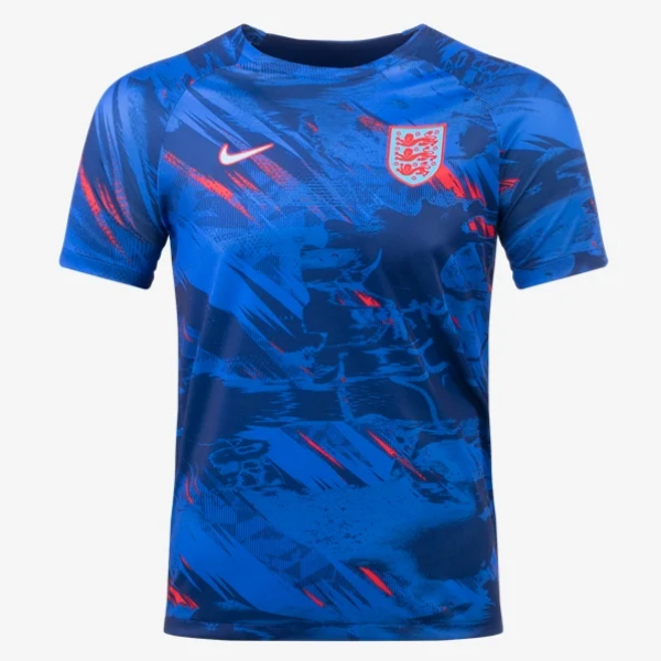 Nike England Pre-Match Jersey 2022 International Replica Closeout Mens Small Blue Void/Game Royal/Blue Fury - Third Coast Soccer