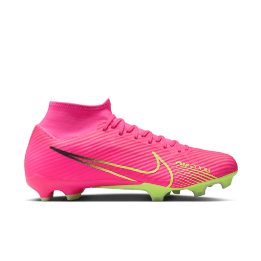 Nike Zoom Mercurial Superfly 9 Academy MG - Pink Blast/Volt Mens Footwear   - Third Coast Soccer