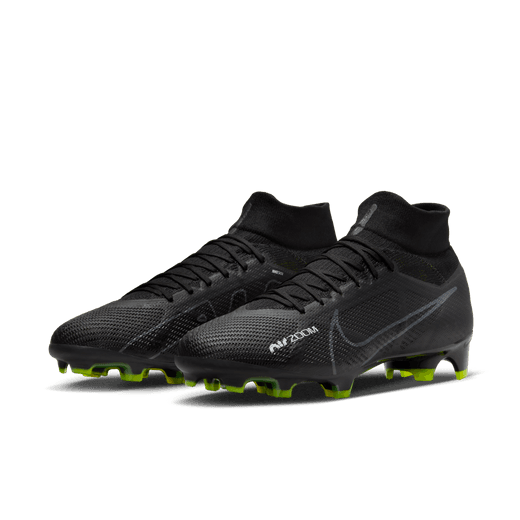 Nike Zoom Mercurial Superfly 9 Pro FG - Black/Smoke Grey/Summit White/Volt Mens Footwear Mens 6.5 Black/Smoke Grey/Summit White - Third Coast Soccer