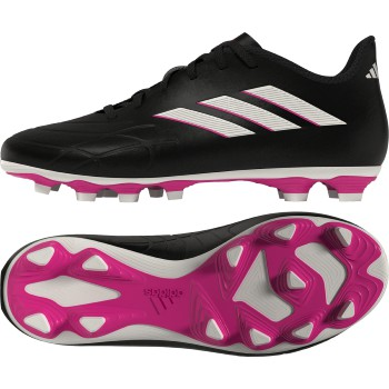 adidas Junior Copa Pure.4 FG - Black/White/Team Shock Pink Youth Firm Ground Core Black/Zero Met/Shock Pink Youth 10.5 - Third Coast Soccer