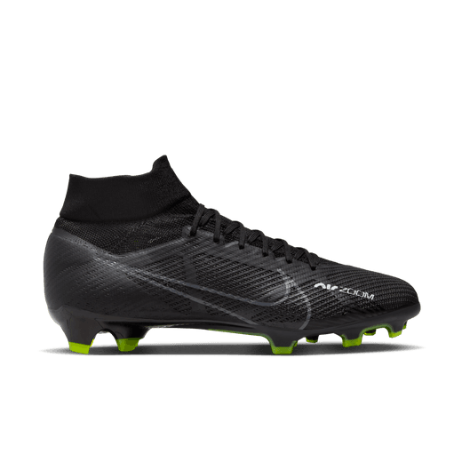 Nike Zoom Mercurial Superfly 9 Pro FG - Black/Smoke Grey/Summit White/Volt Men's Footwear Closeout   - Third Coast Soccer