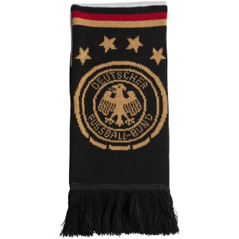 adidas Germany DFB Scarf Scarves Black/White/Tan  - Third Coast Soccer