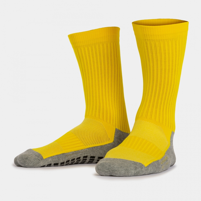 Joma Anti-Slip Grip Socks - Yellow Socks Yellow Small - Third Coast Soccer